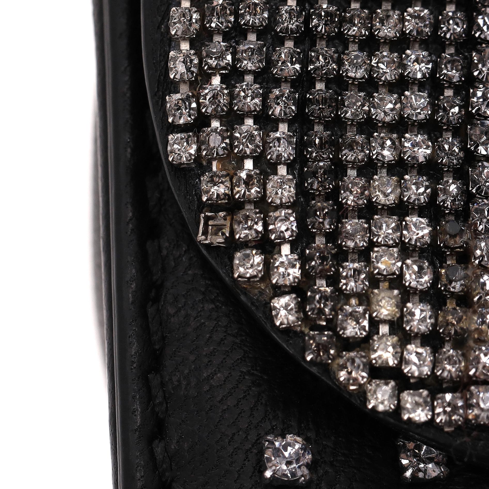 Valentino - Sac Glam Lock orné de cristaux en vente 7