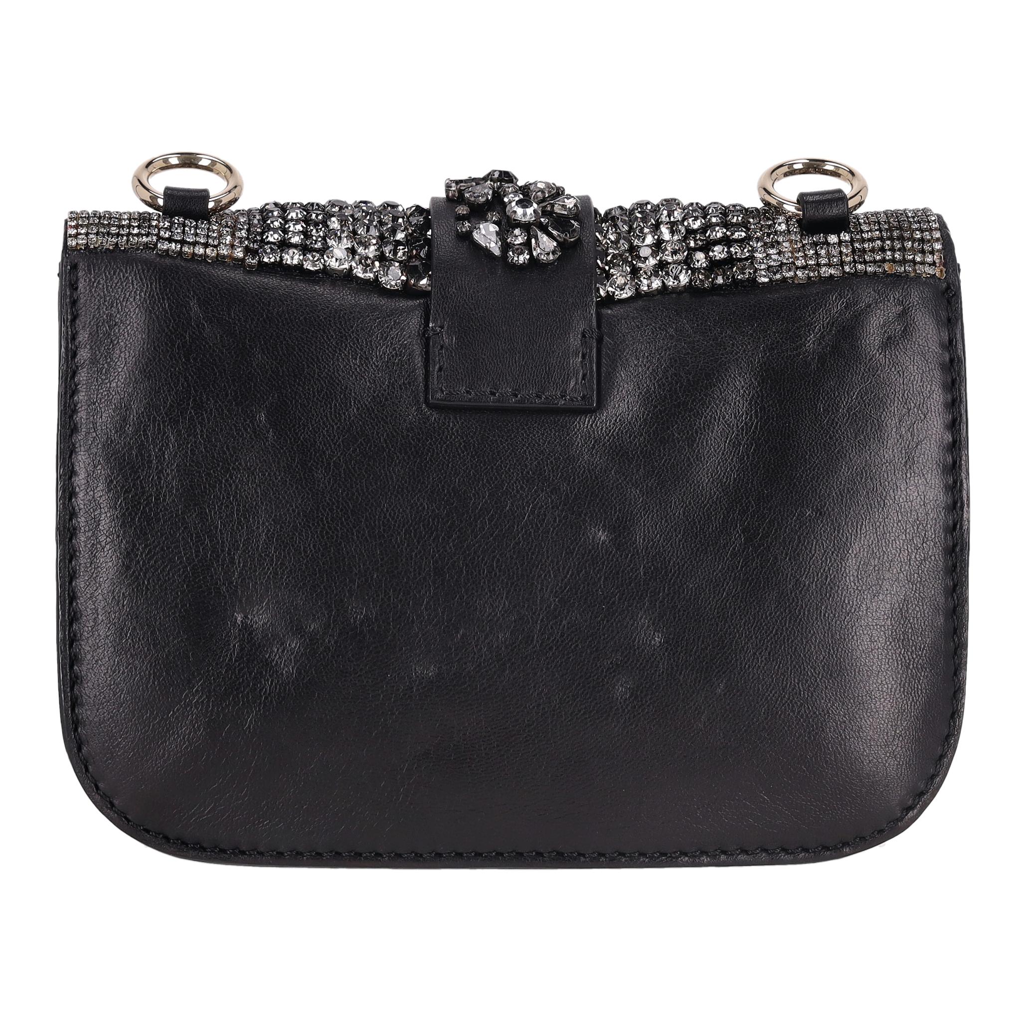Valentino - Sac Glam Lock orné de cristaux Pour femmes en vente