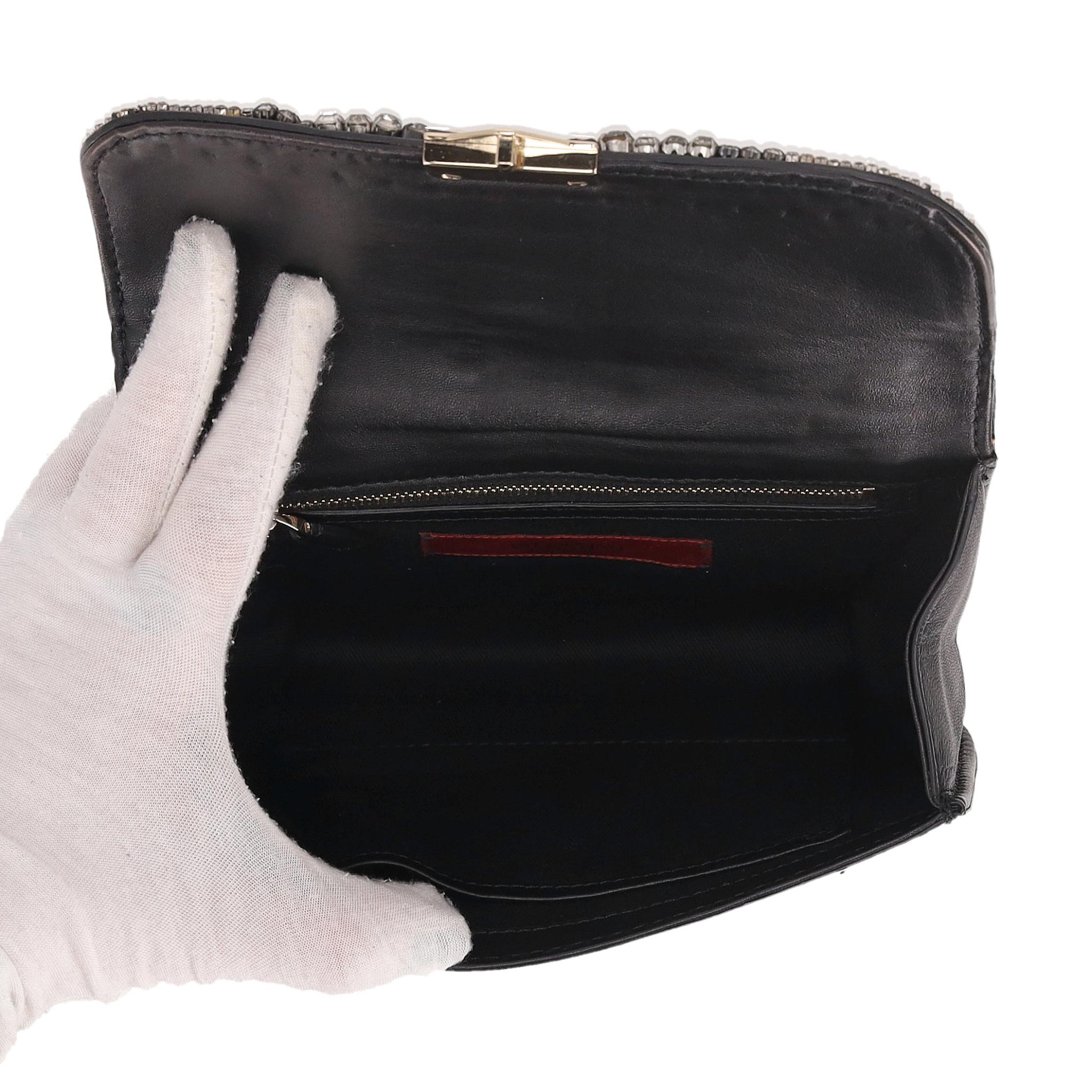 Valentino - Sac Glam Lock orné de cristaux en vente 1