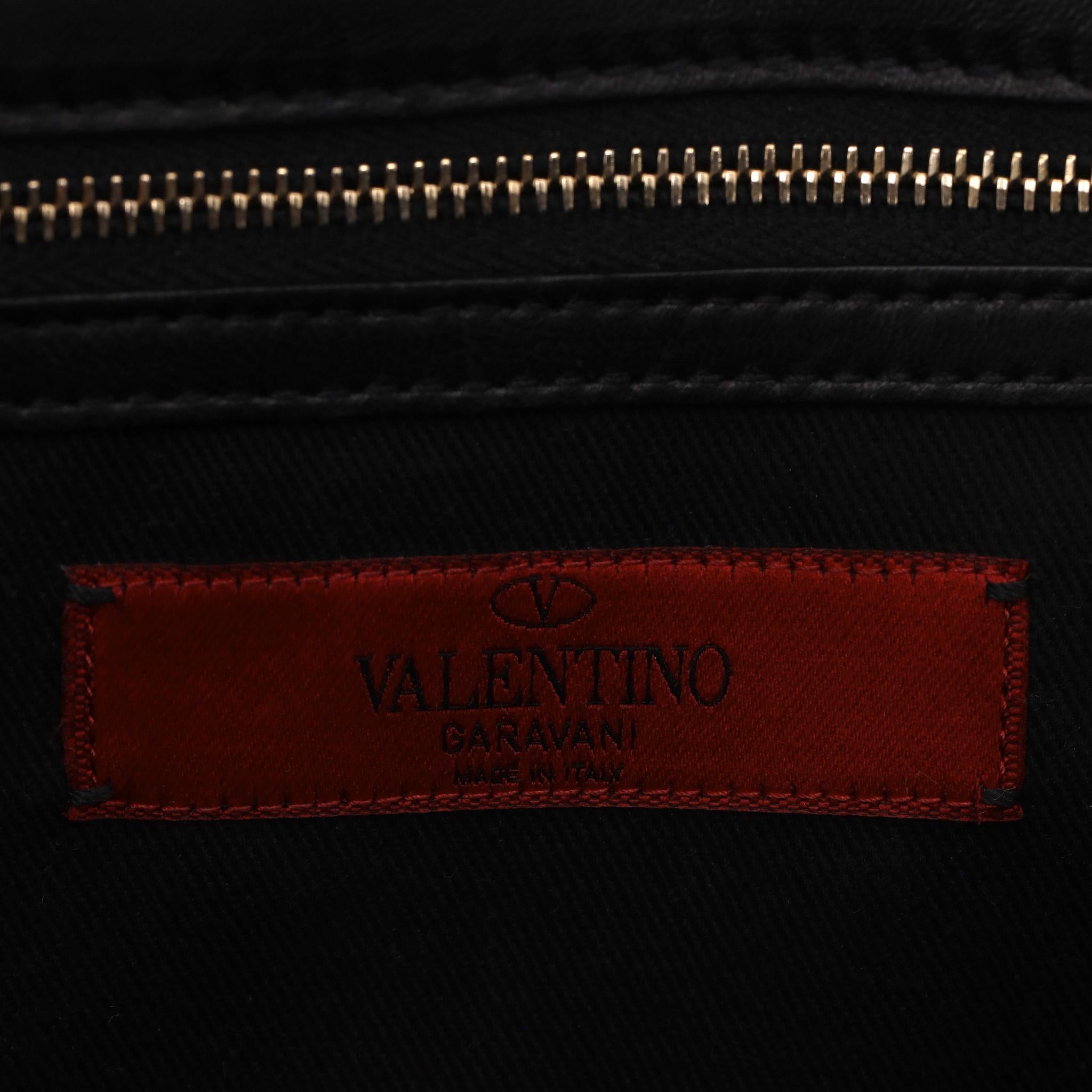 Valentino - Sac Glam Lock orné de cristaux en vente 3