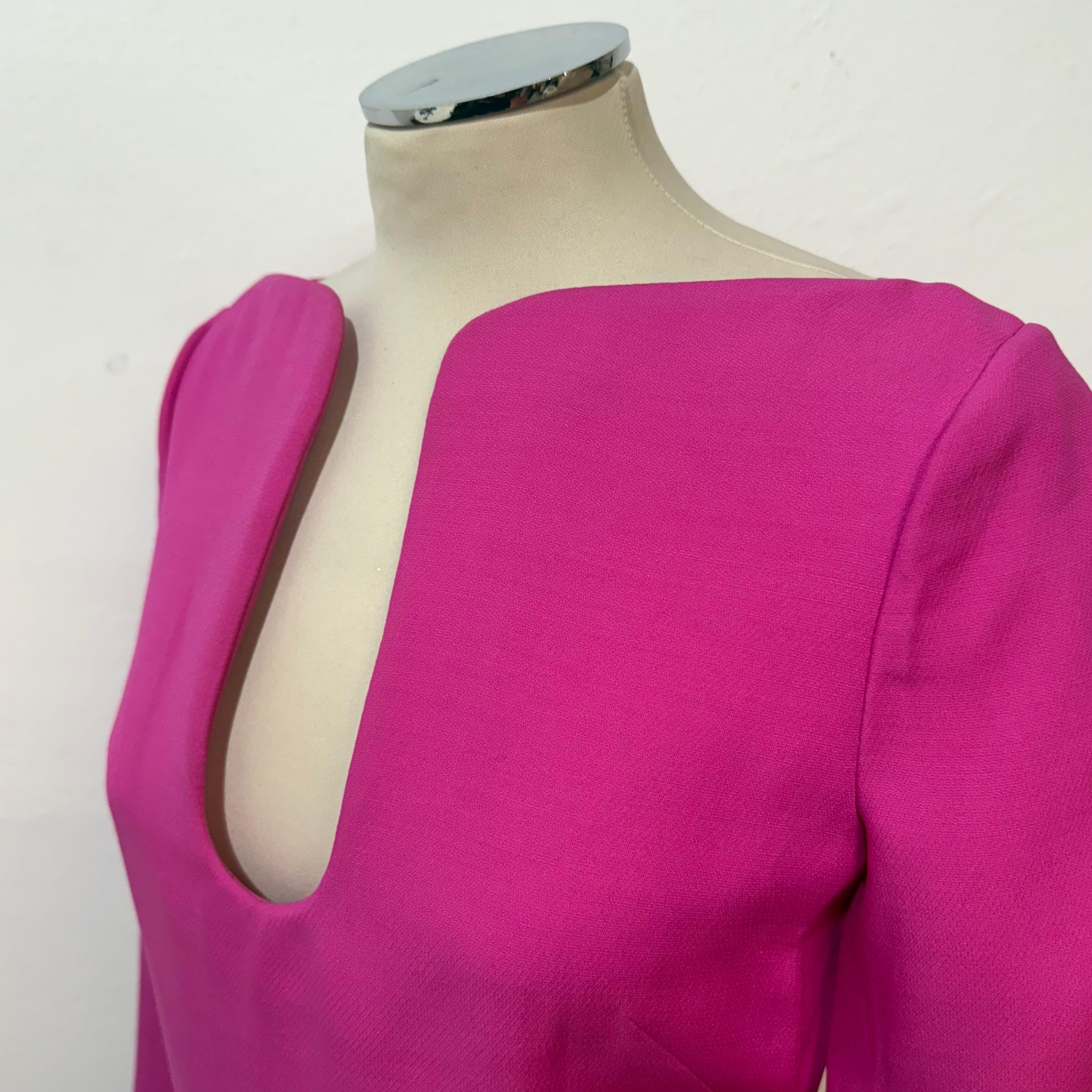 Violet Chemisier en laine et soie Valentino Taille IT 38 en vente