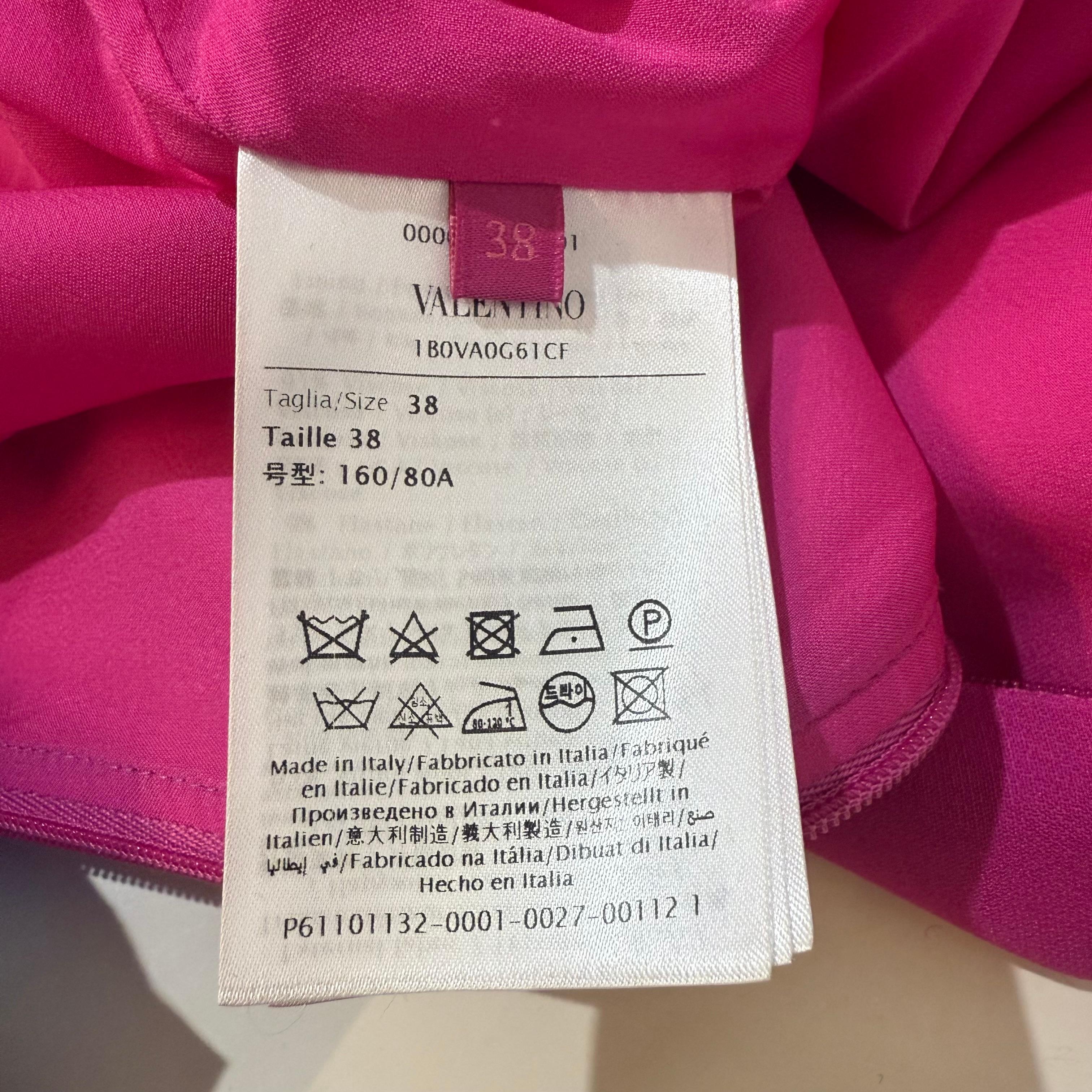 Chemisier en laine et soie Valentino Taille IT 38 en vente 3