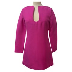 Valentino Cyclamen Wool and Silk Blouse Size IT 38