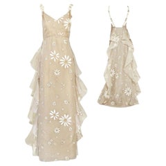 Valentino Daisy Evening Gown Resort 2011 Size 6