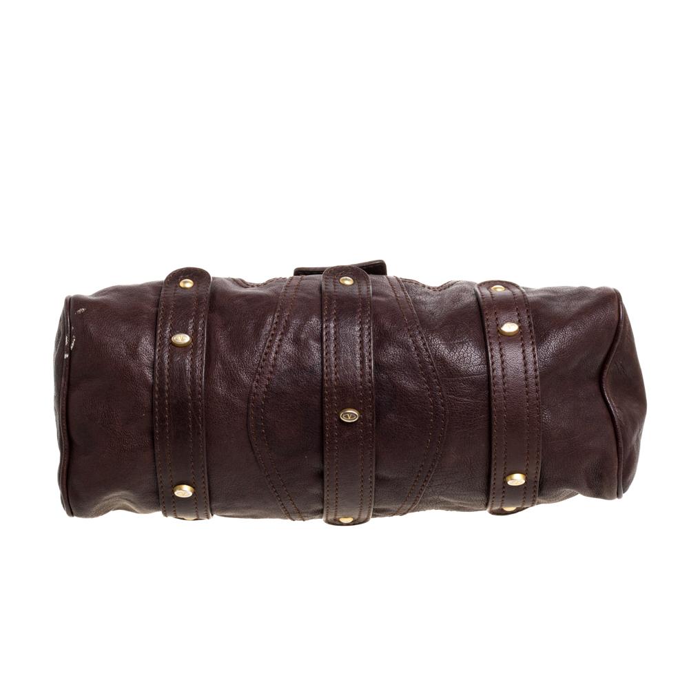 vlogo flap leather shoulder bag