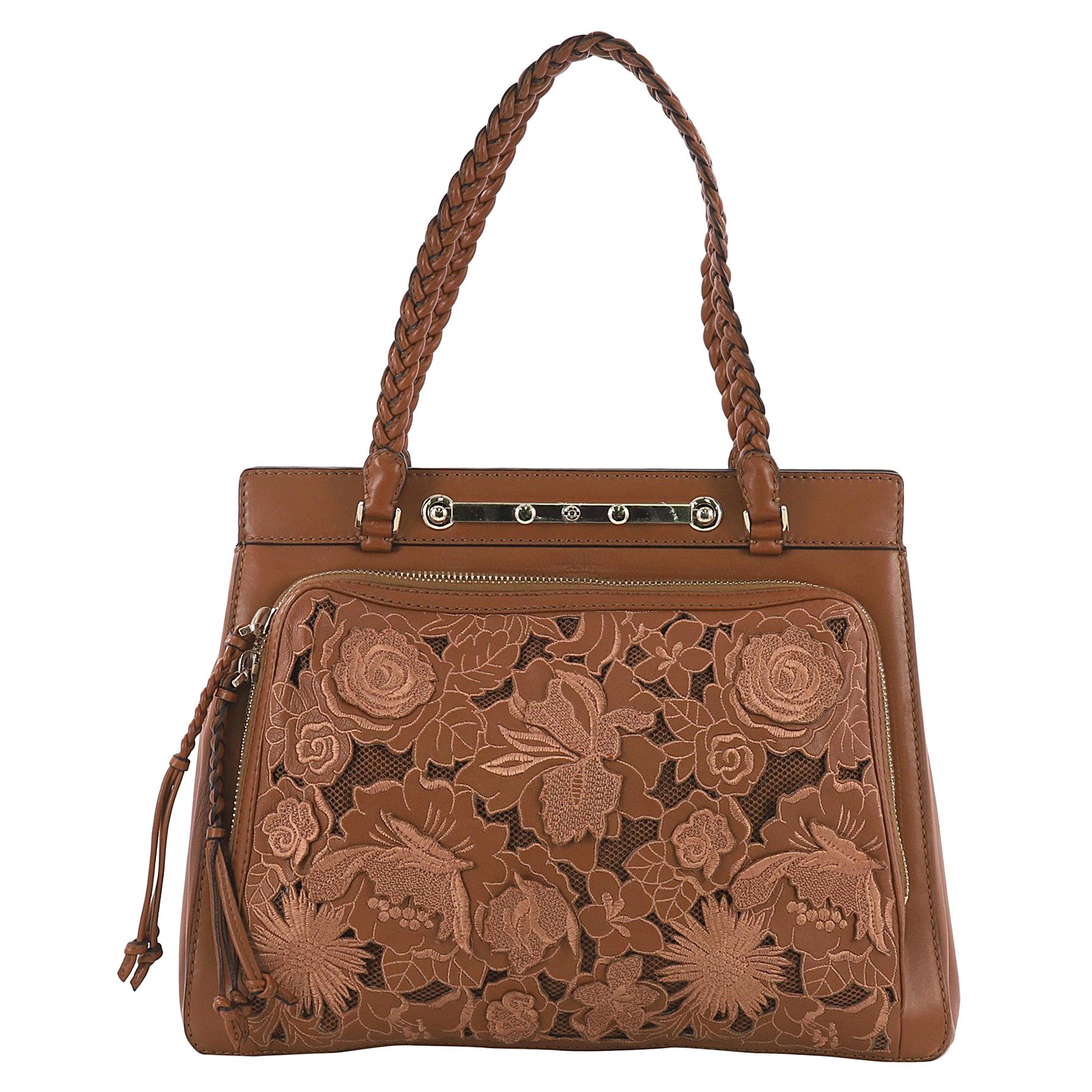 Valentino Demetra Tote Leather Lace