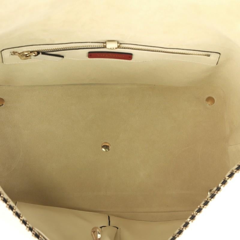 Valentino Demilune Flap Satchel Leather Medium 1
