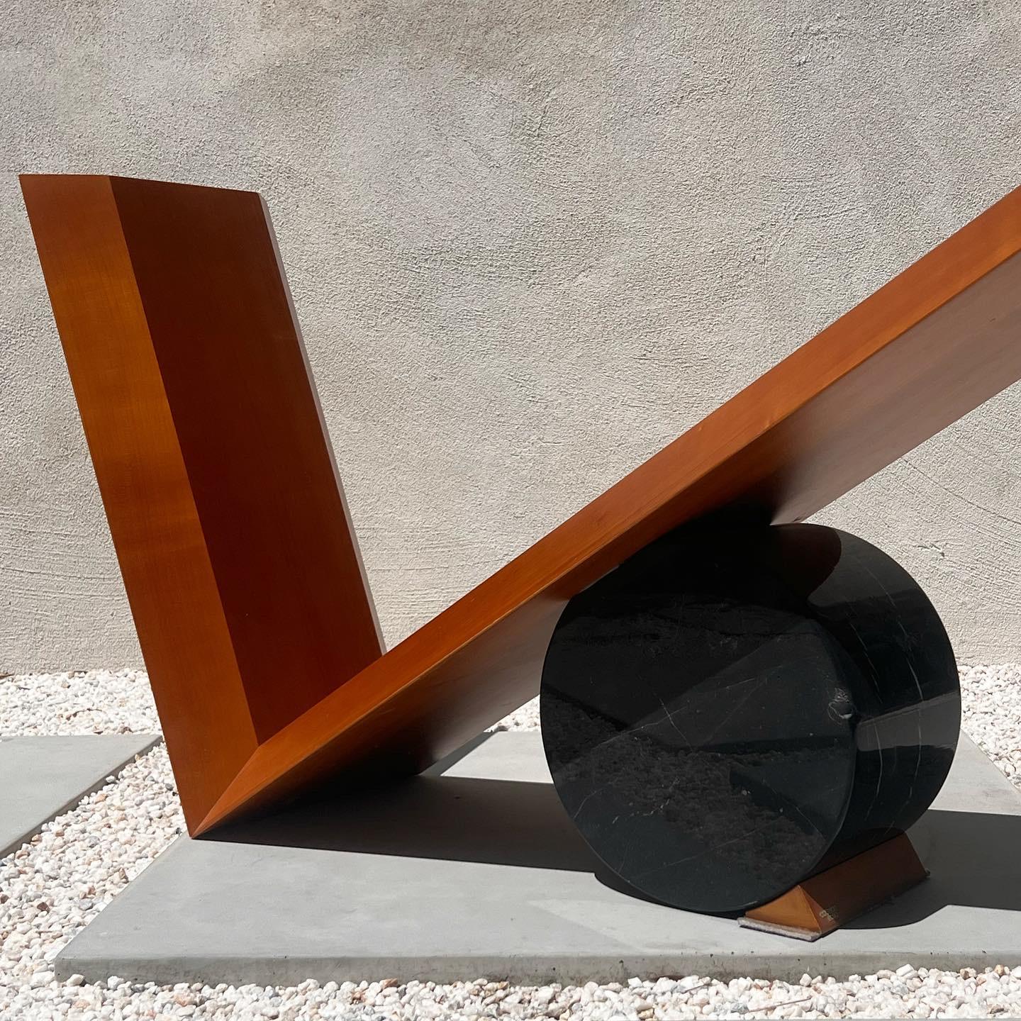 Valentino dining table base by Emanuele Zenere for Cattelan Italia, 1991 In Good Condition In View Park, CA