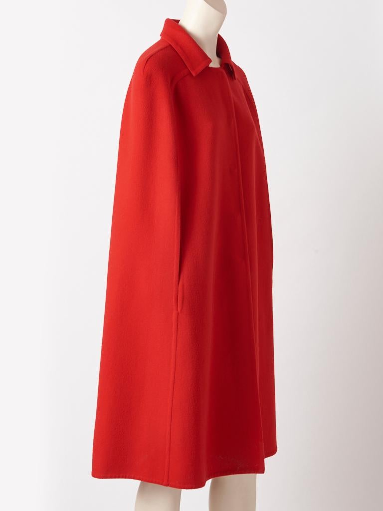 Valentino,  combination, wool and cashmere, double face cape, in a 