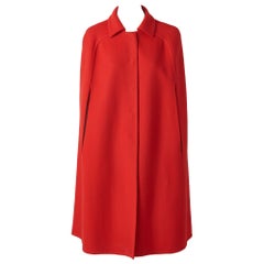 Valentino Double Face Cashmere and Wool Cape