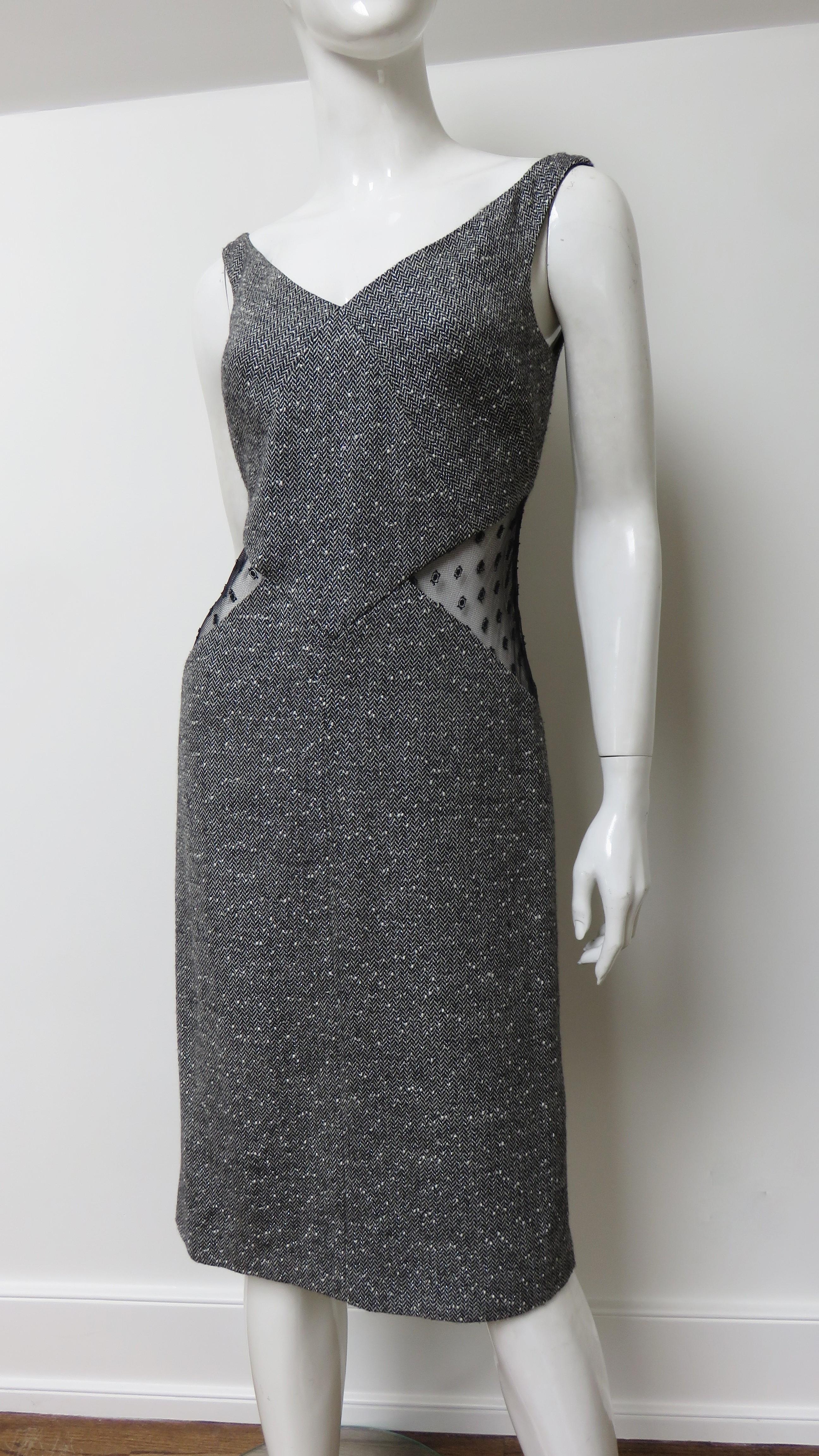 Valentino Dress with Cut out sides 1990s For Sale 2