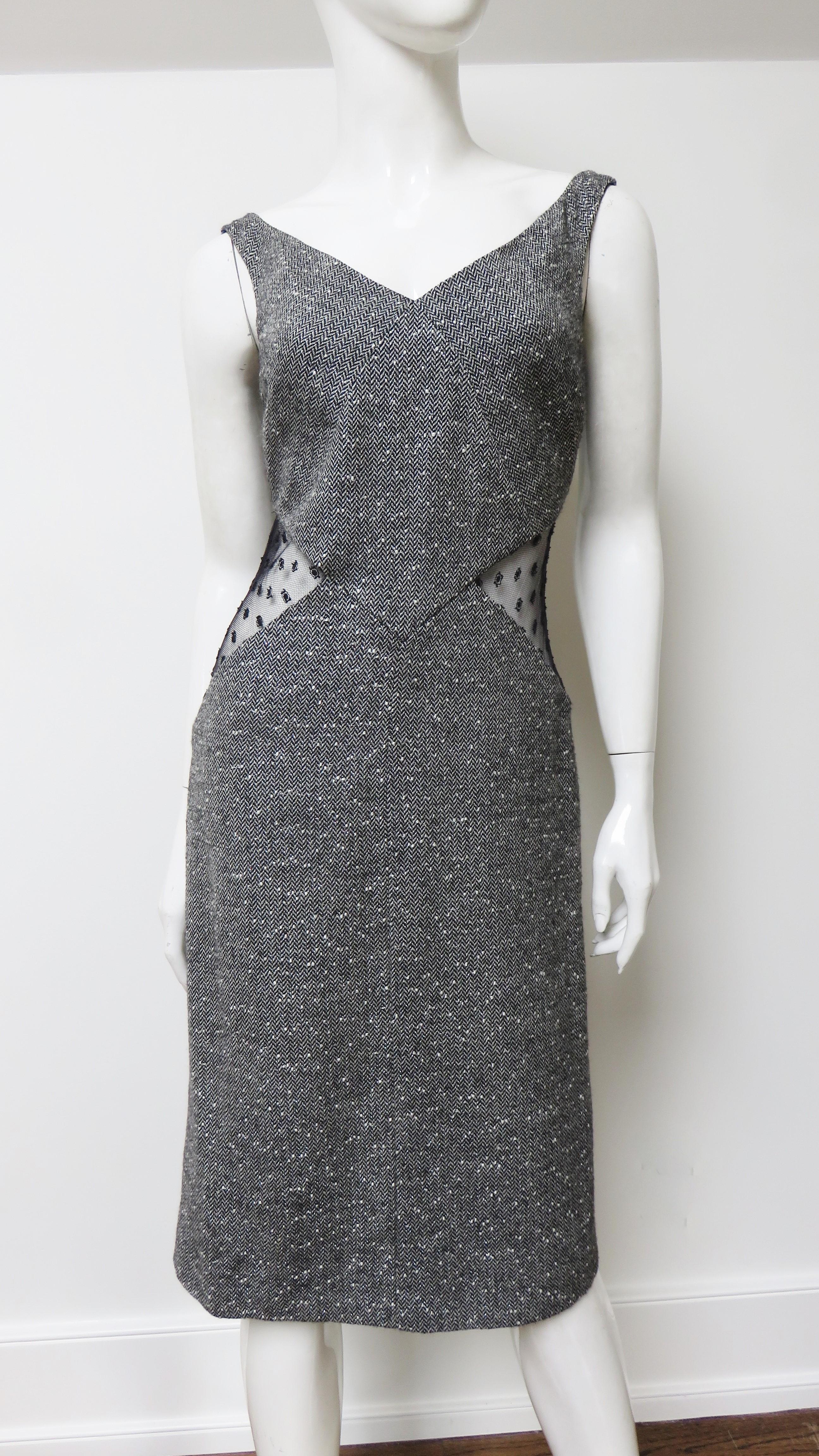 Valentino Dress with Cut out sides 1990s For Sale 3