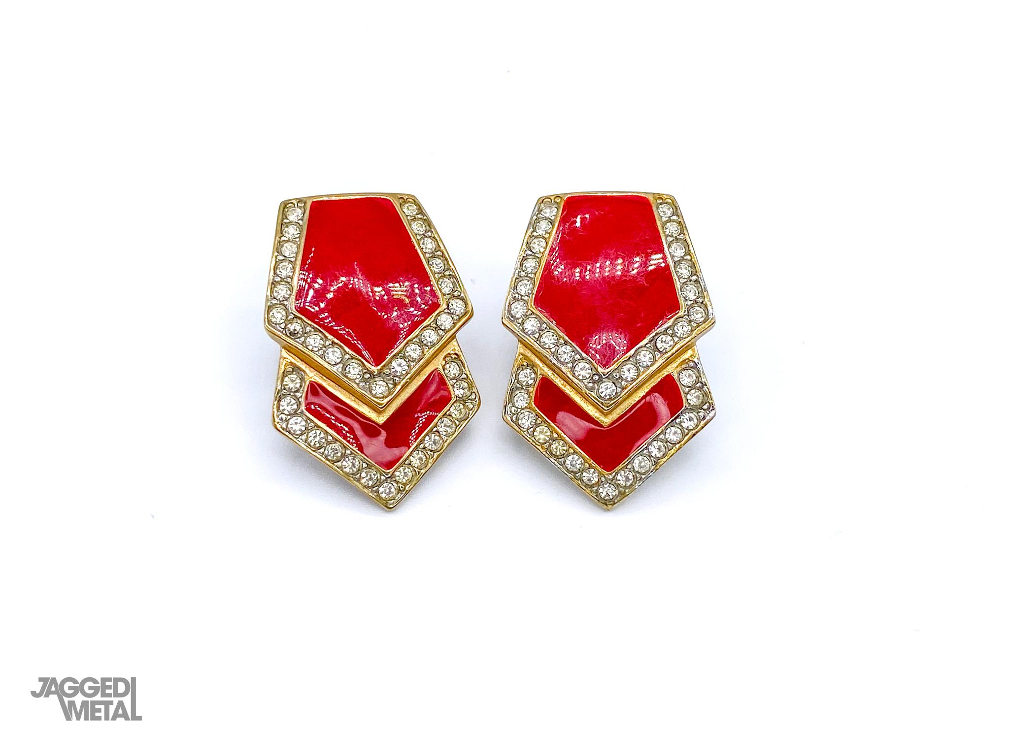 valentino clip on earrings