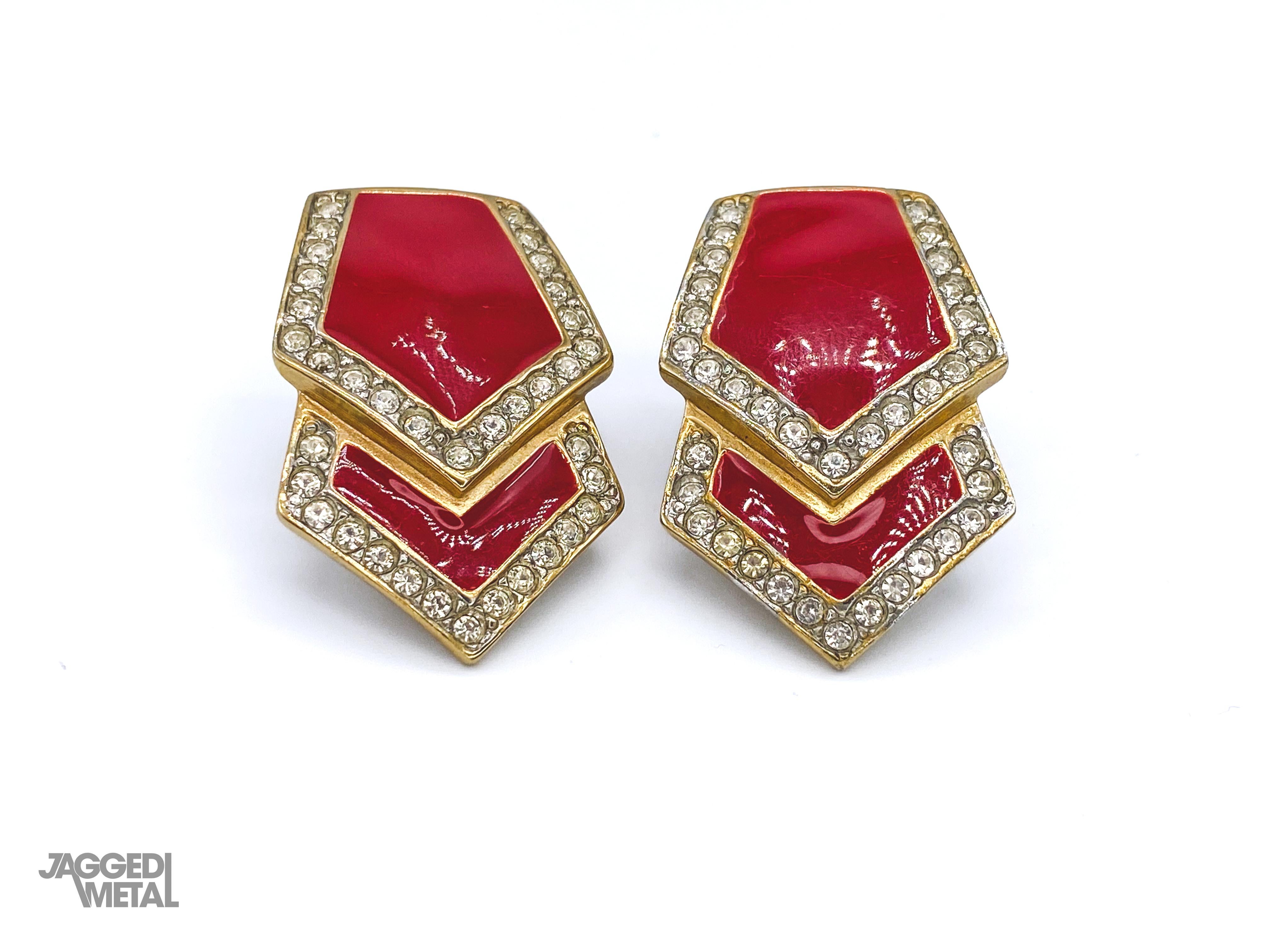vintage valentino earrings