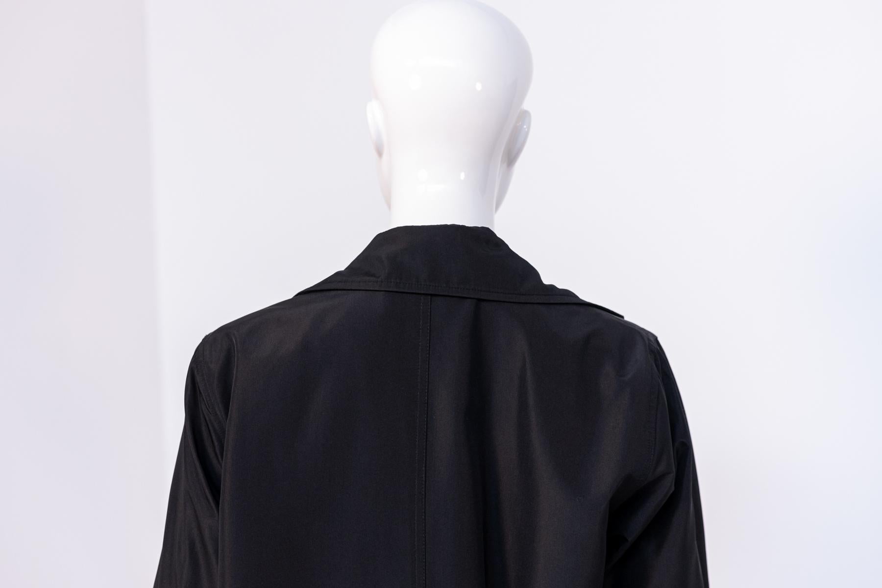 Women's Valentino Elegant Black Trench Coat