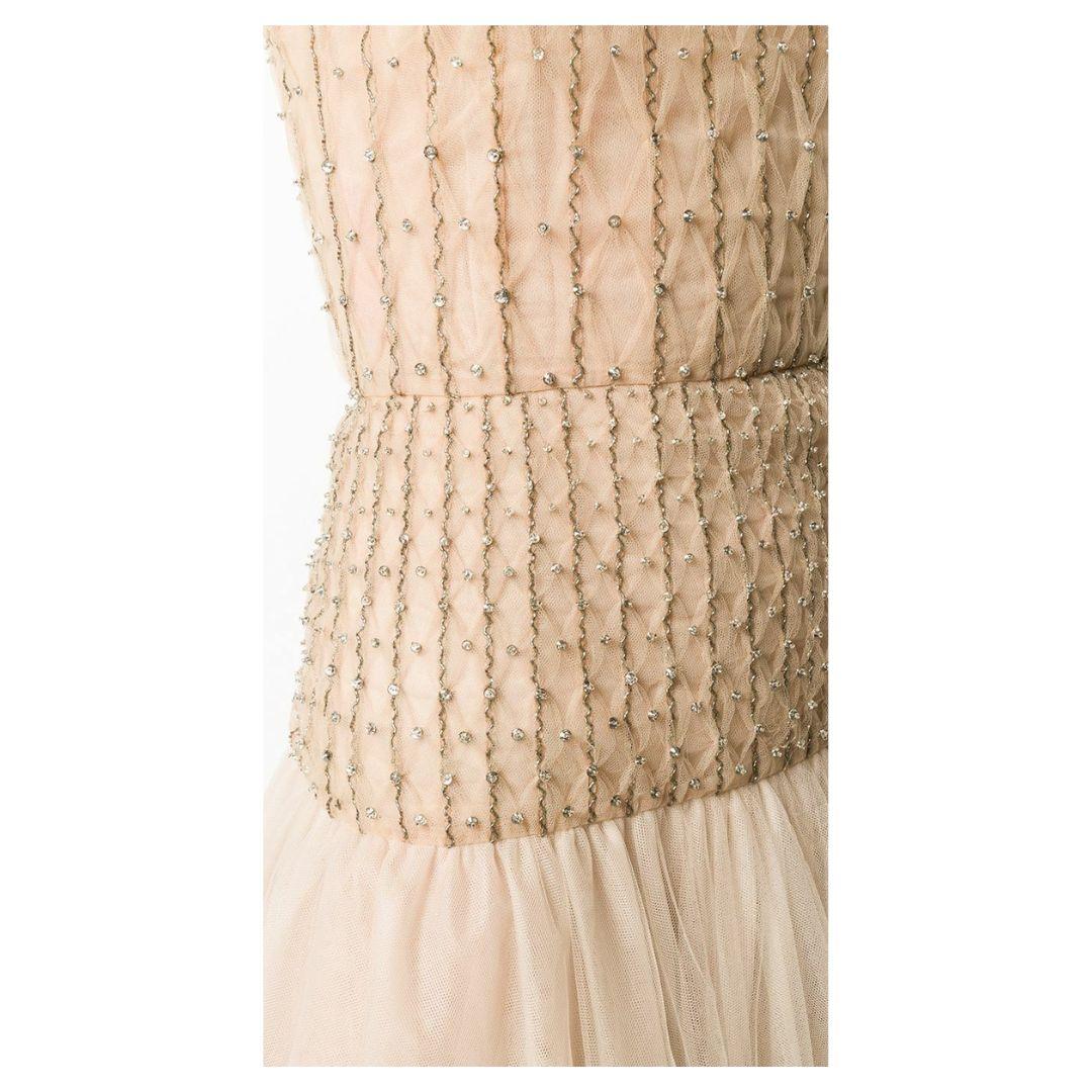Valentino Embellished Tulle Evening Gown Resort 2012 Size 38IT For Sale 1