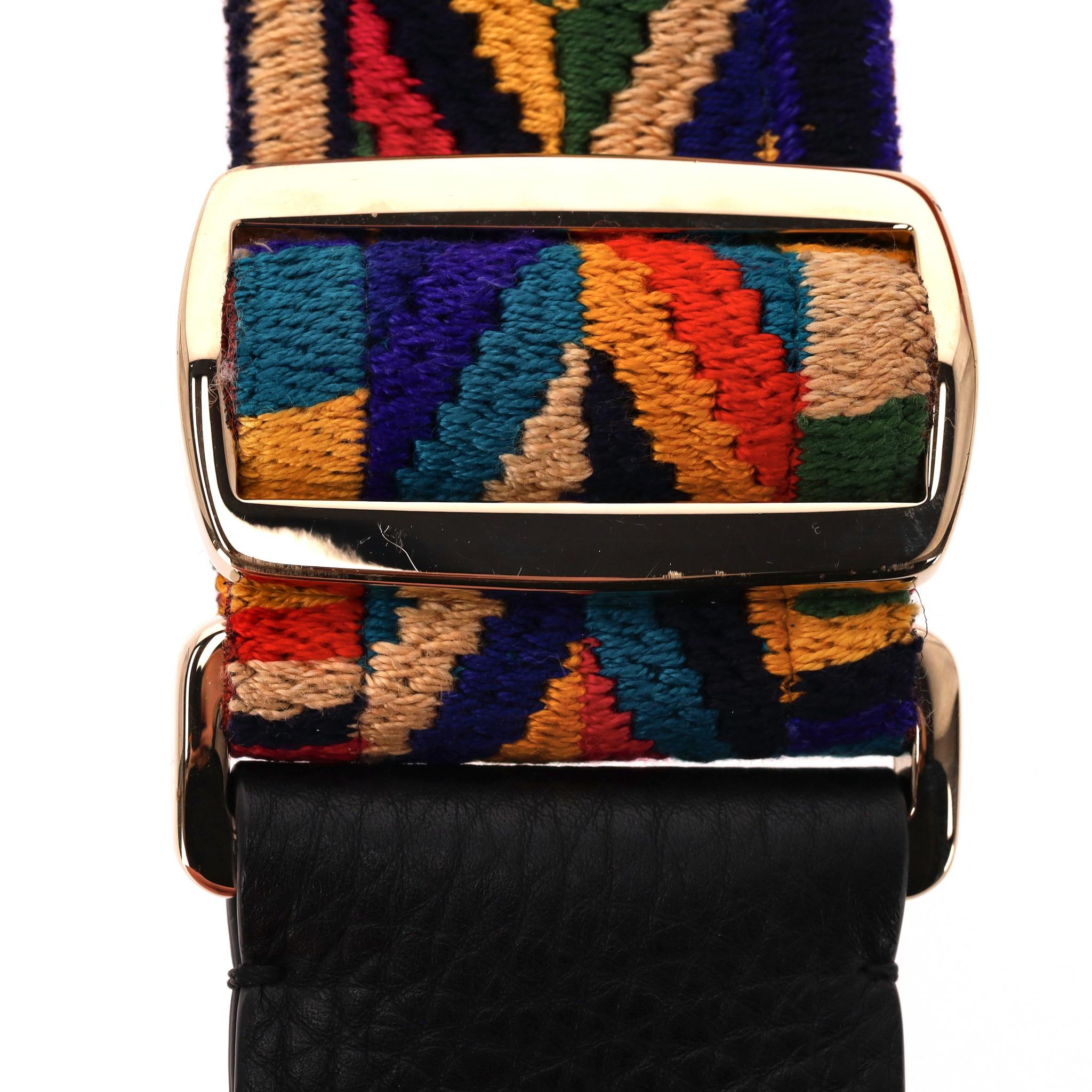 Valentino Embroidered Bag Strap In Excellent Condition For Sale In London, GB