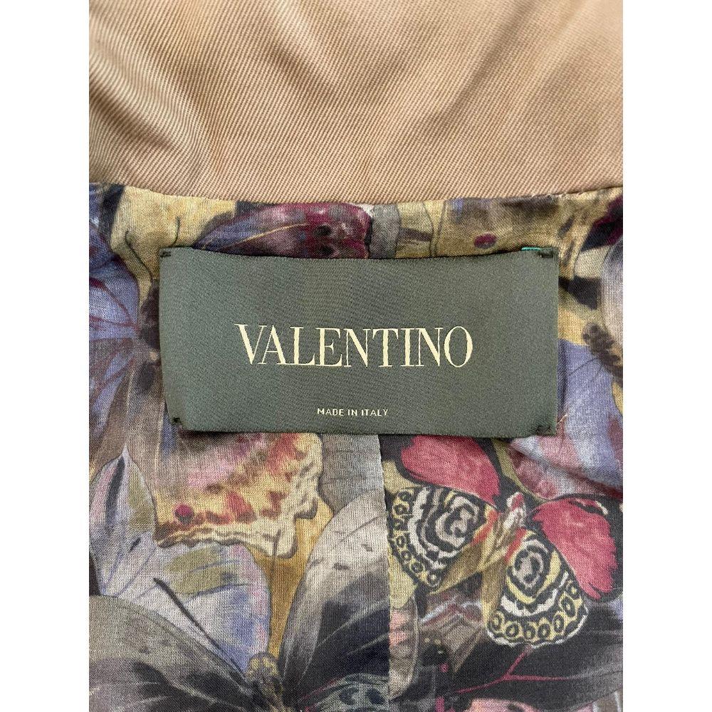 Women's or Men's Valentino Embroidered Butterfly Trench Coat Size 38IT For Sale