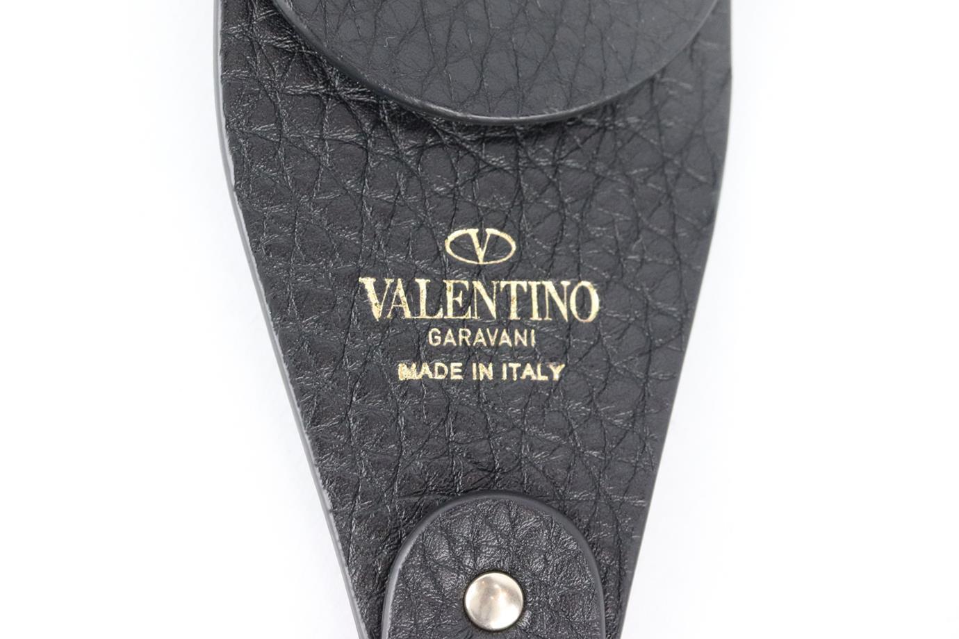 Valentino Embroidered Canvas And Leather Bag Strap  In Excellent Condition For Sale In London, GB