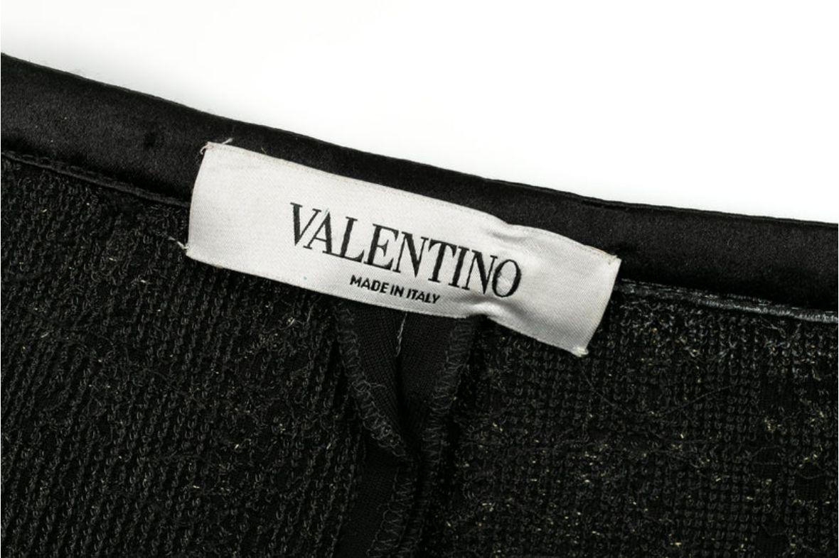 Valentino Embroidered Pants, Size 36FR For Sale 5