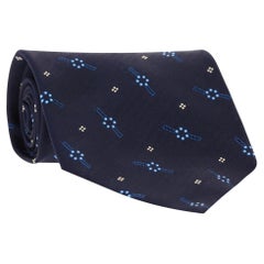 Corbata de seda bordada Valentino