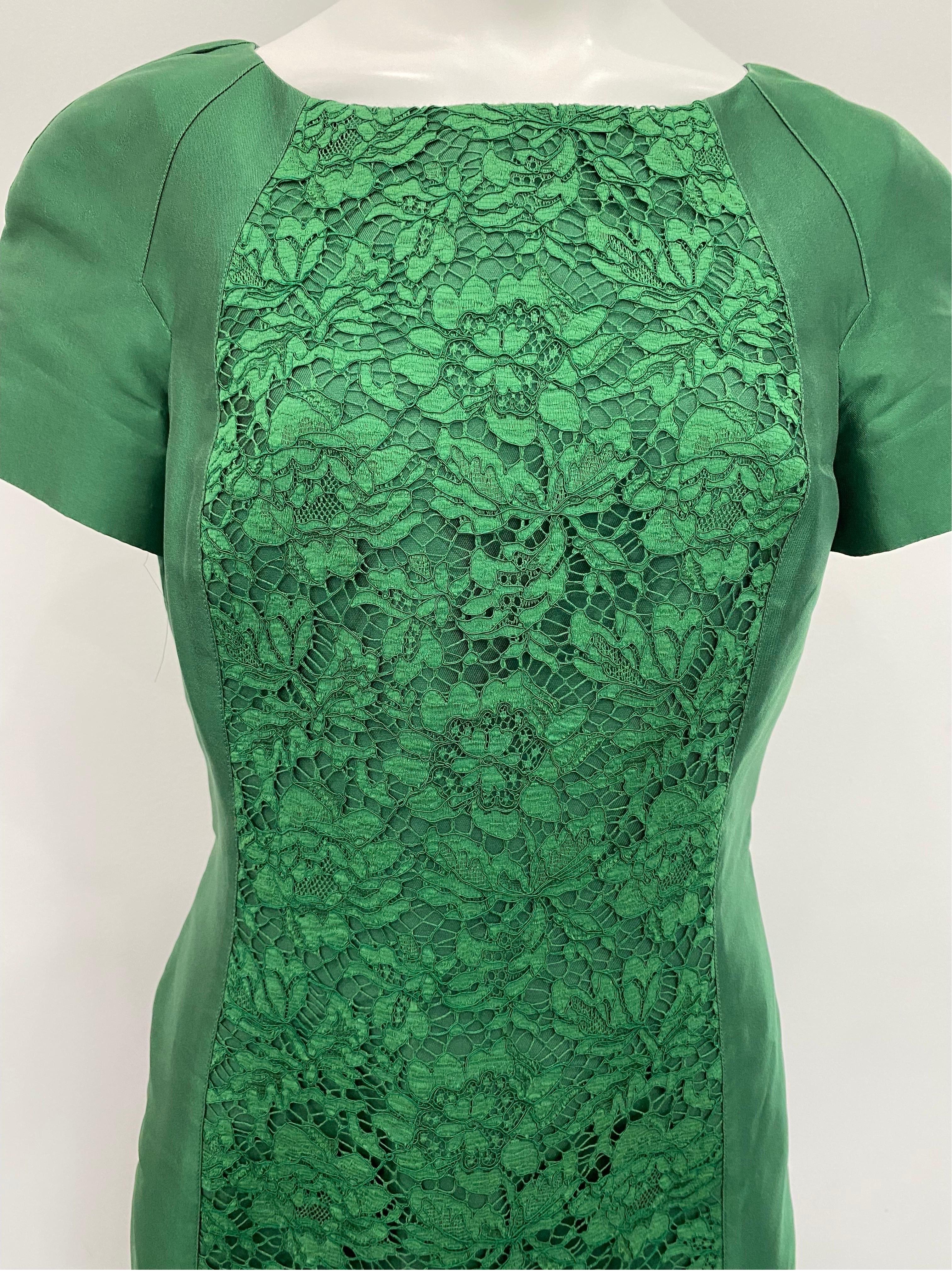 emerald green sheath dress