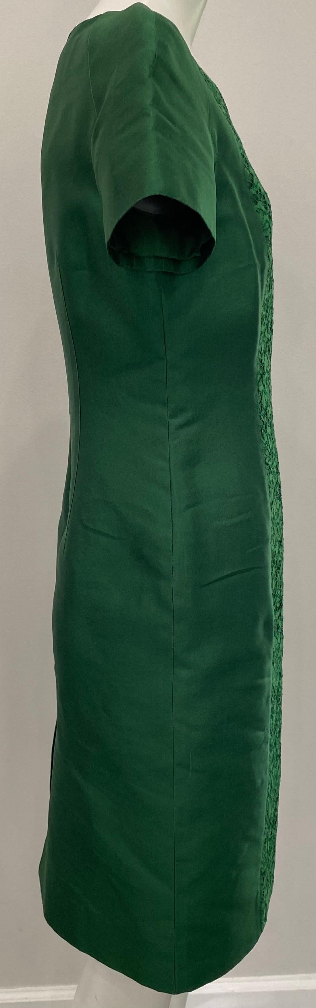 emerald sheath dress