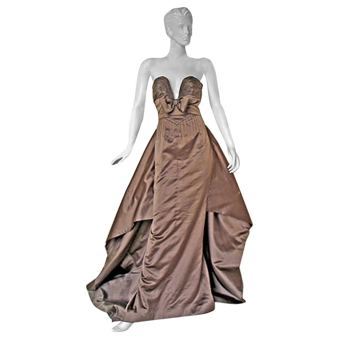 Valentino Entrance Red Carpet Strapless Runway Ball Gown