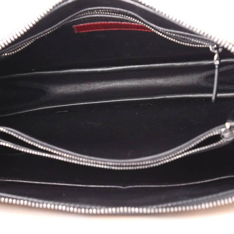 Valentino Floral Shoulder Bag Printed Leather Medium 3