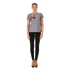 Valentino Flower Applique Cotton T-Shirt