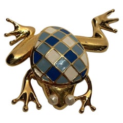 VALENTINO Frog Brooch