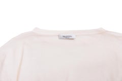 Valentino, full front laced Ecru coloured top