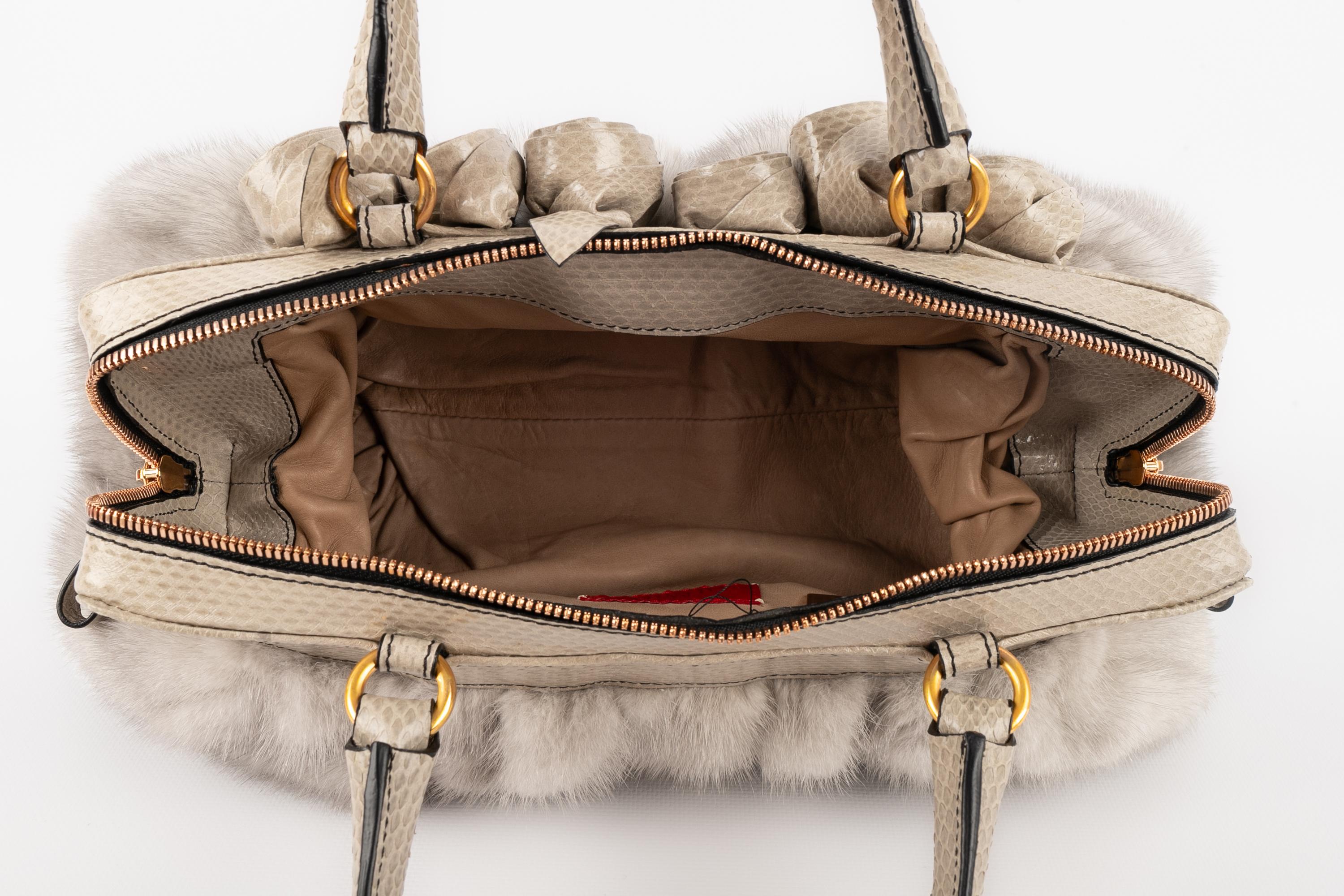 Borsa in pelliccia di Valentino in vendita 5