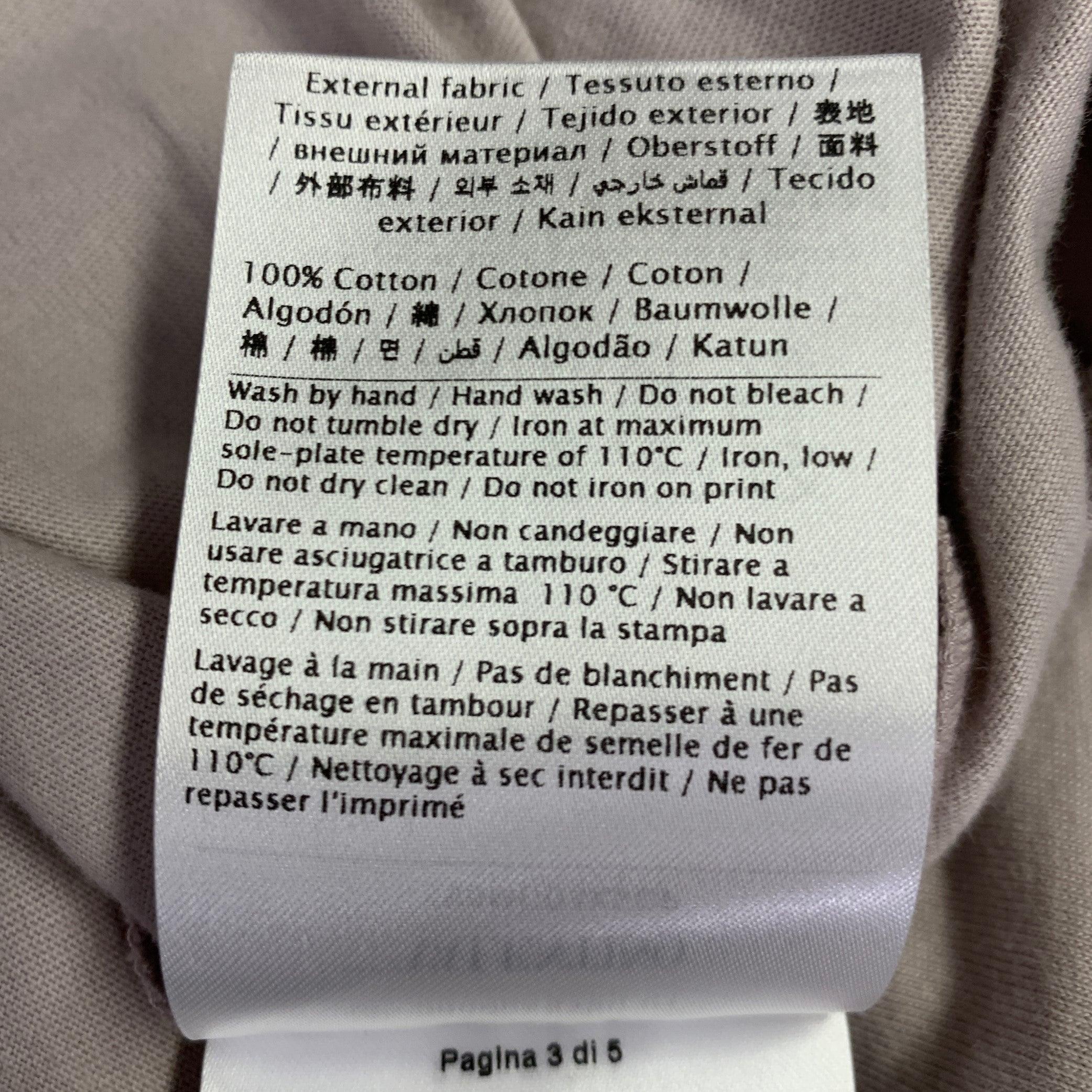 VALENTINO FW19 Talla L Camiseta cuello redondo algodón gráfico OVNI gris en venta 2
