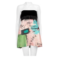 Valentino Garavani Abstract Graphic Print Dress Size S