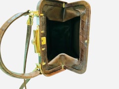 Valentino Garavani Alligator Leather Satchel Bag