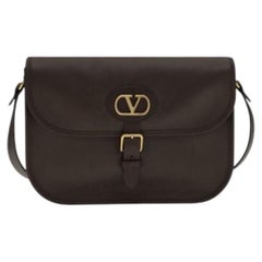 Valentino Garavani Antibes Shoulder Bag — Brown