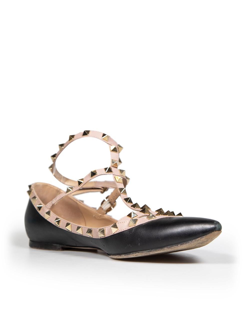 CONDITION is Good. Minor wear to the ballet flats is evident. Light signs of wear to the insoles are seen with discolouration marks around the edges and front. The outer is seen with abrasion marks to the tip, sides and back with general creasing to