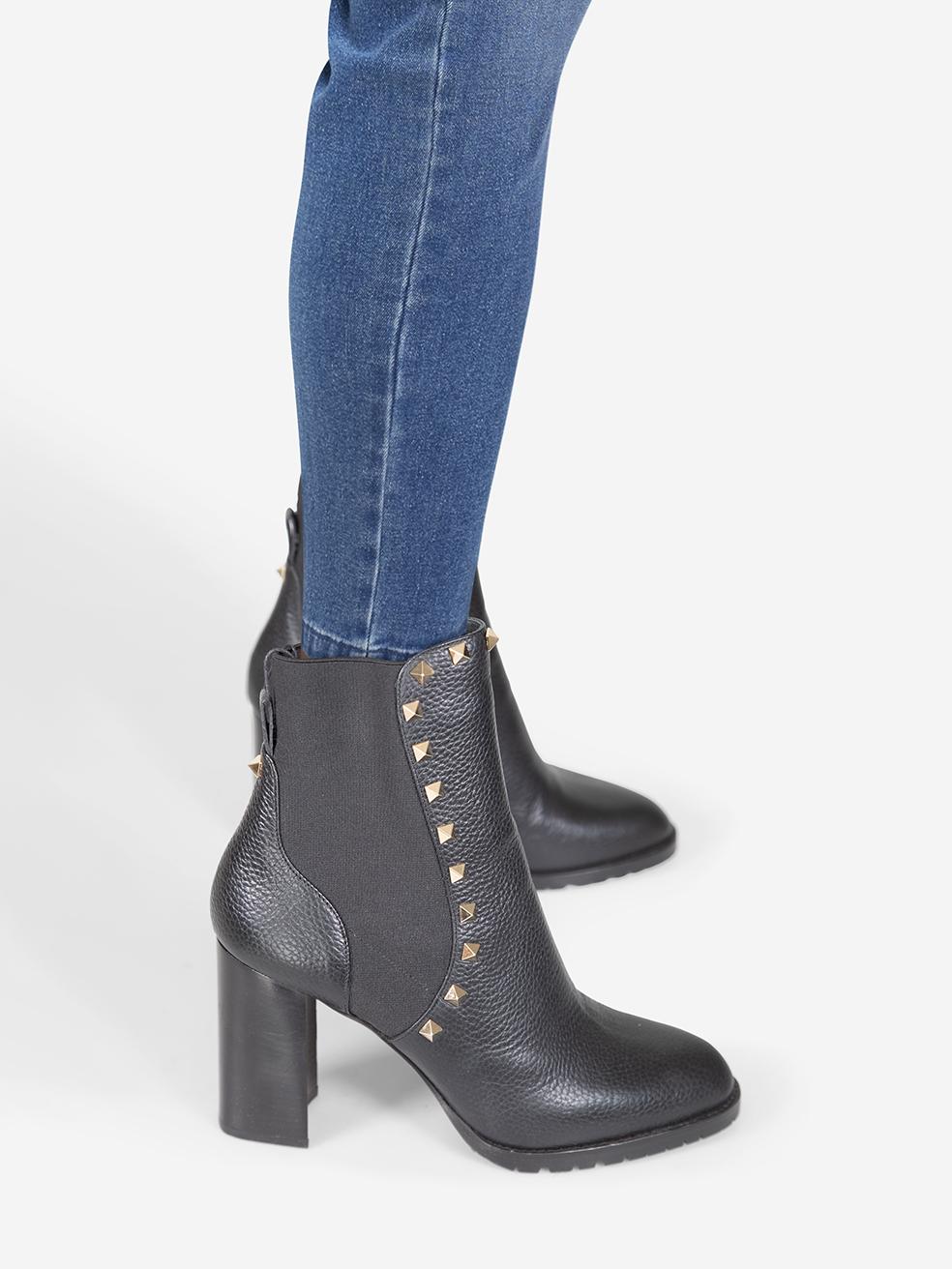 CONDITION is Never worn, with tags. Due to poor storage of the boots, wear is evident to both shoes with abrasion on both heels. Pluck to the weave on the left side of the right shoe on this new Valentino Garavani designer resale item. This pair of