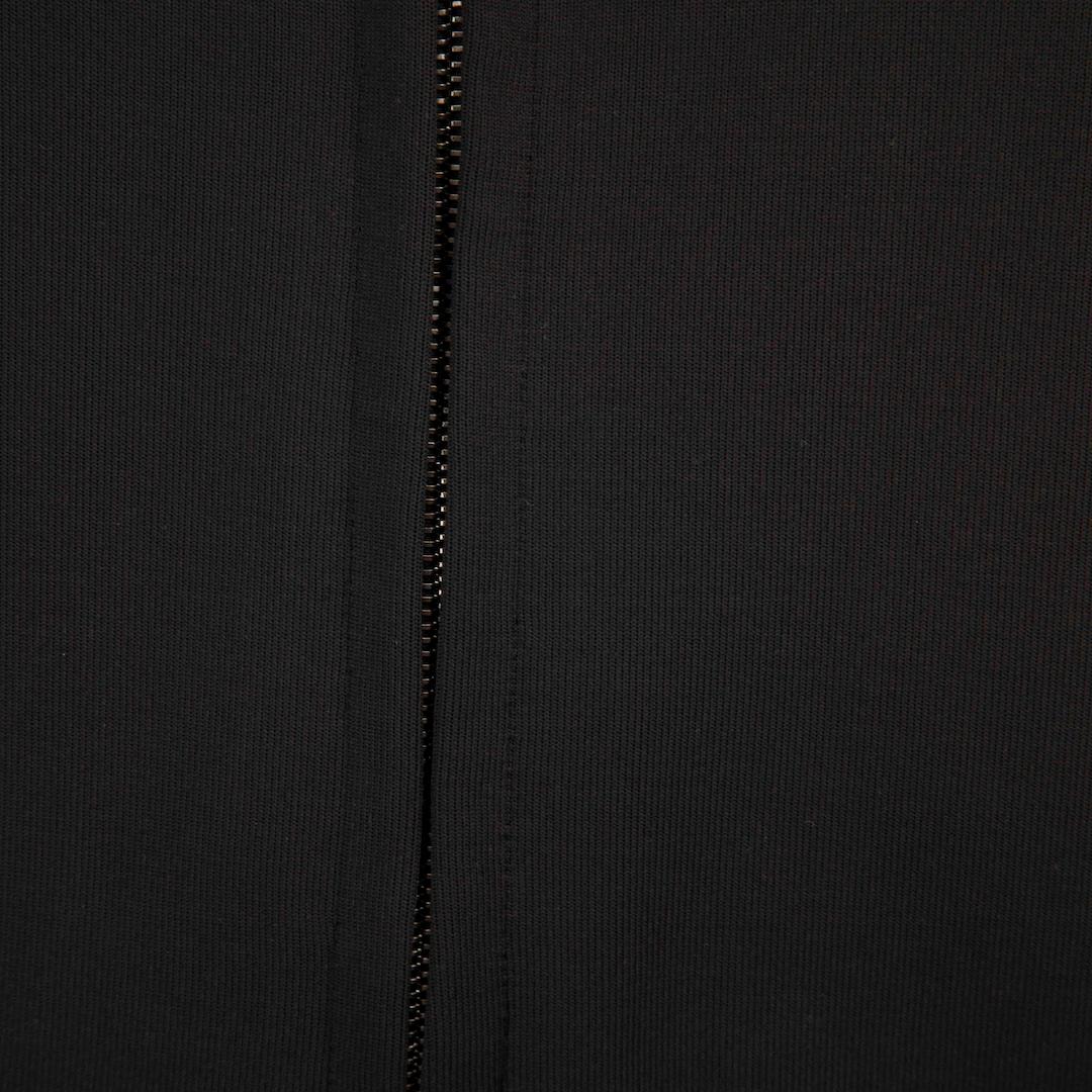 Valentino Garavani Schwarze Jacke mit Logodetail und Reißverschluss Größe M Damen im Angebot