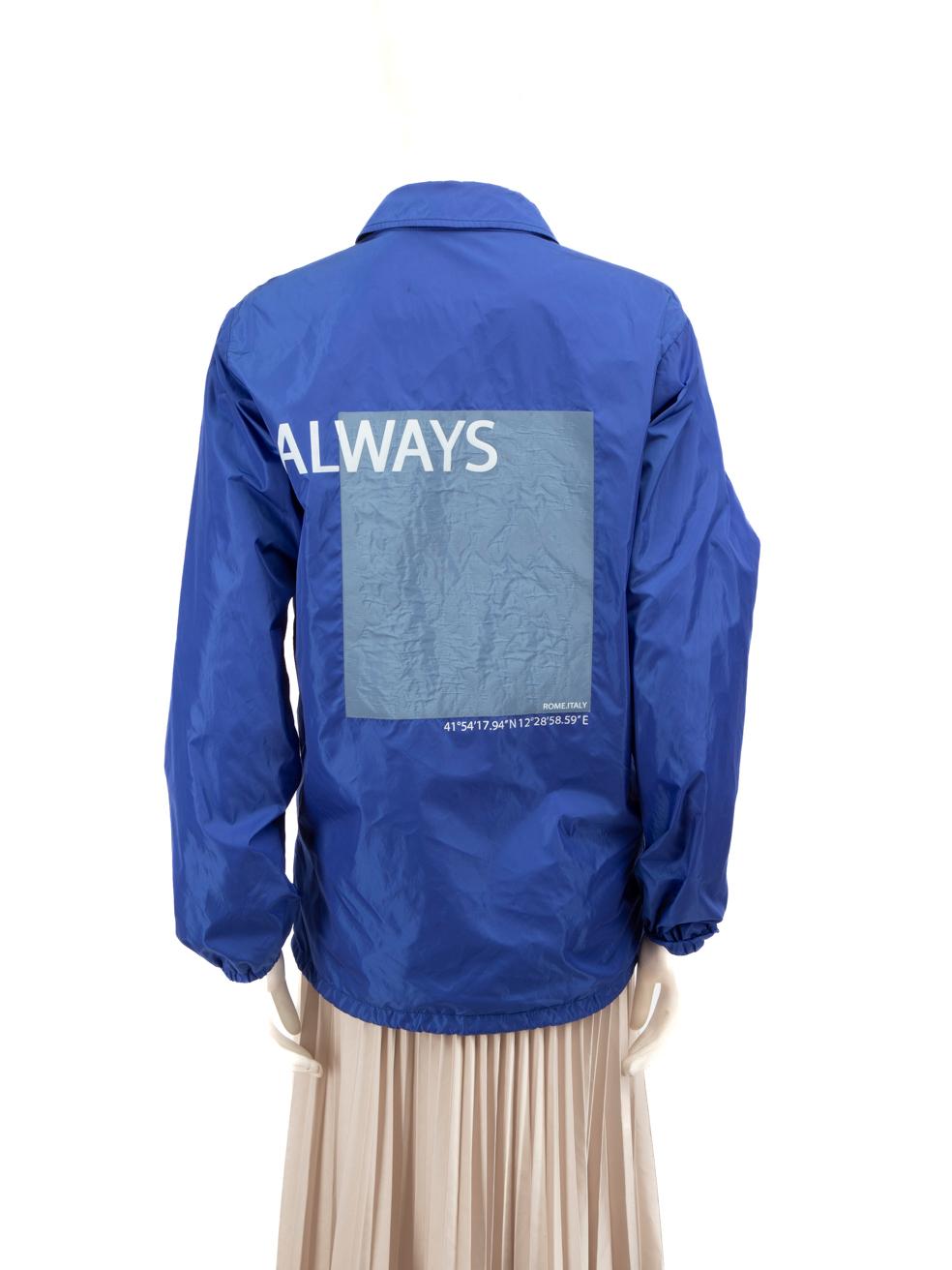 Bleu Valentino Garavani Blue Button Up Jacket Size L en vente