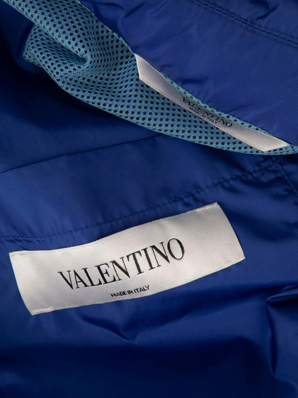 Valentino Garavani Blue Button Up Jacket Size L en vente 2