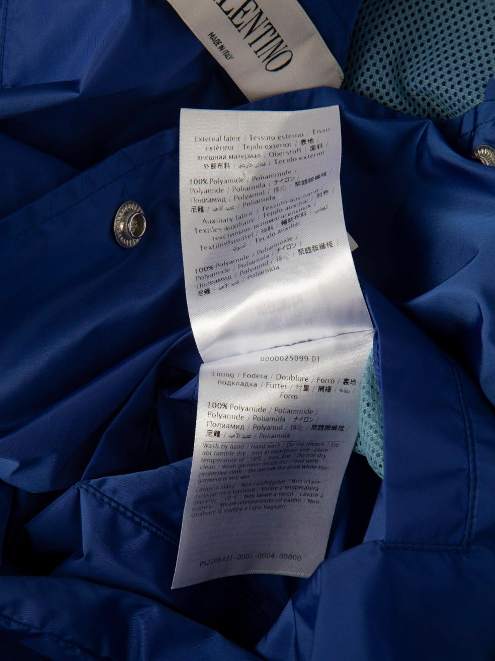 Valentino Garavani Blue Button Up Jacket Size L en vente 4