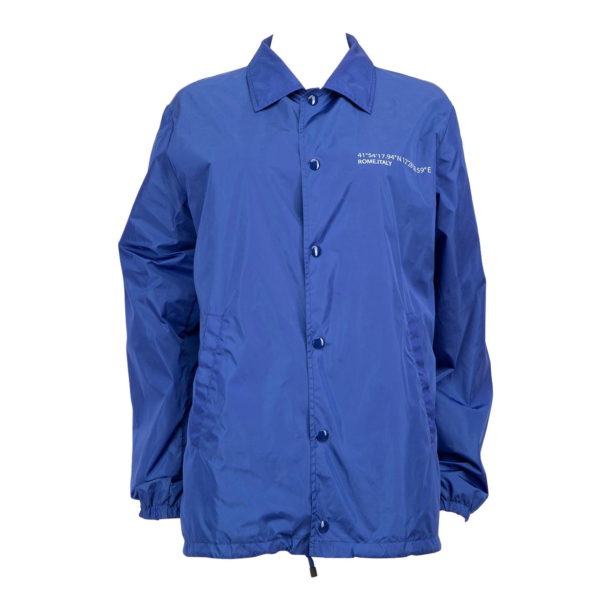 Valentino Garavani Blue Button Up Jacket Size L