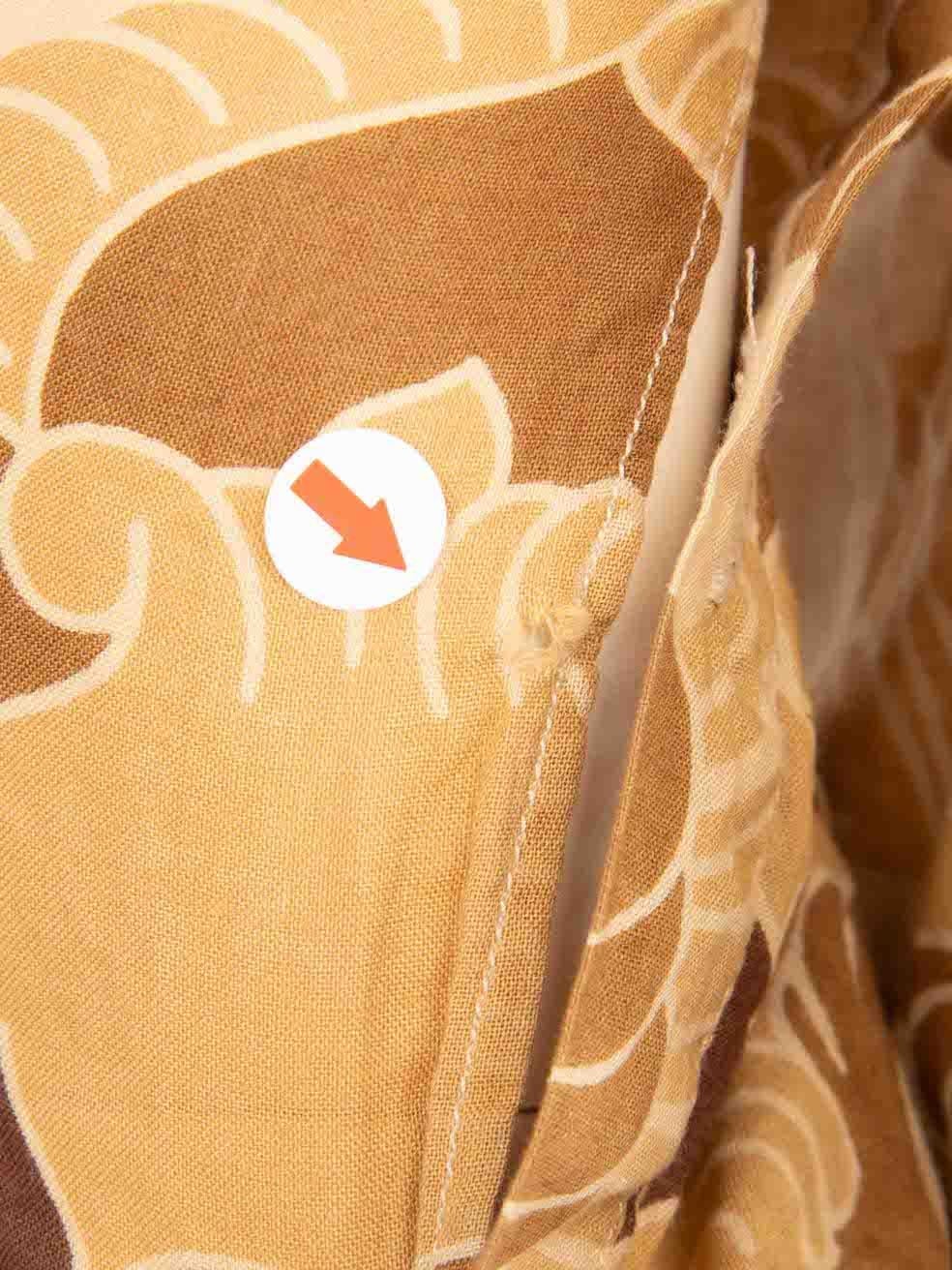 Valentino Garavani - Chemise à imprimé floral - Brown - Taille S Pour femmes en vente