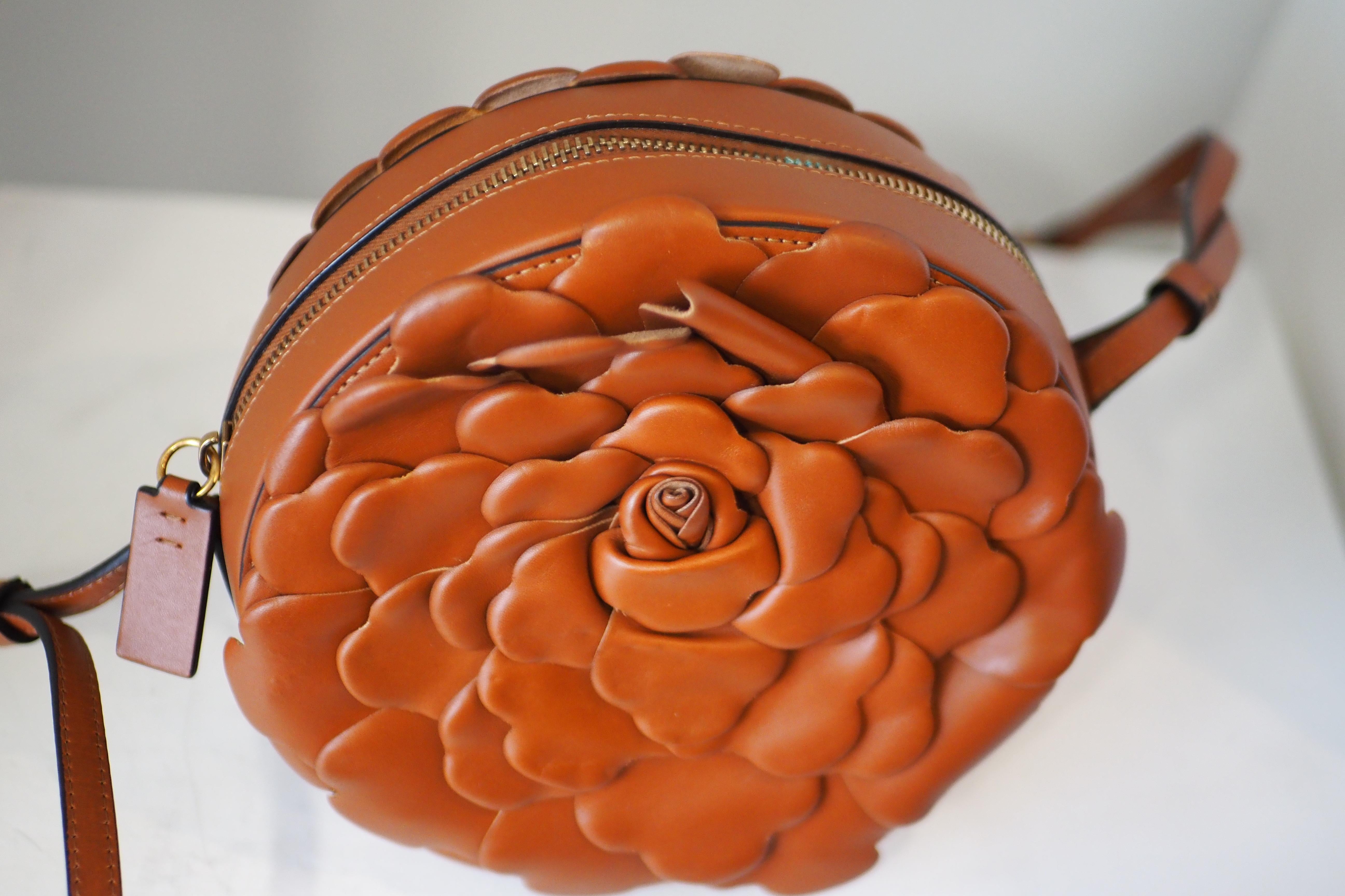 Valentino Garavani brown leather Flower shoulder bag 10