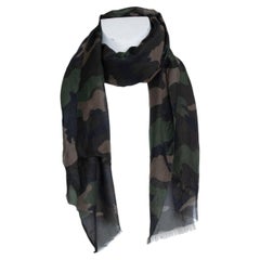 Valentino Garavani, camouflage printed scarf