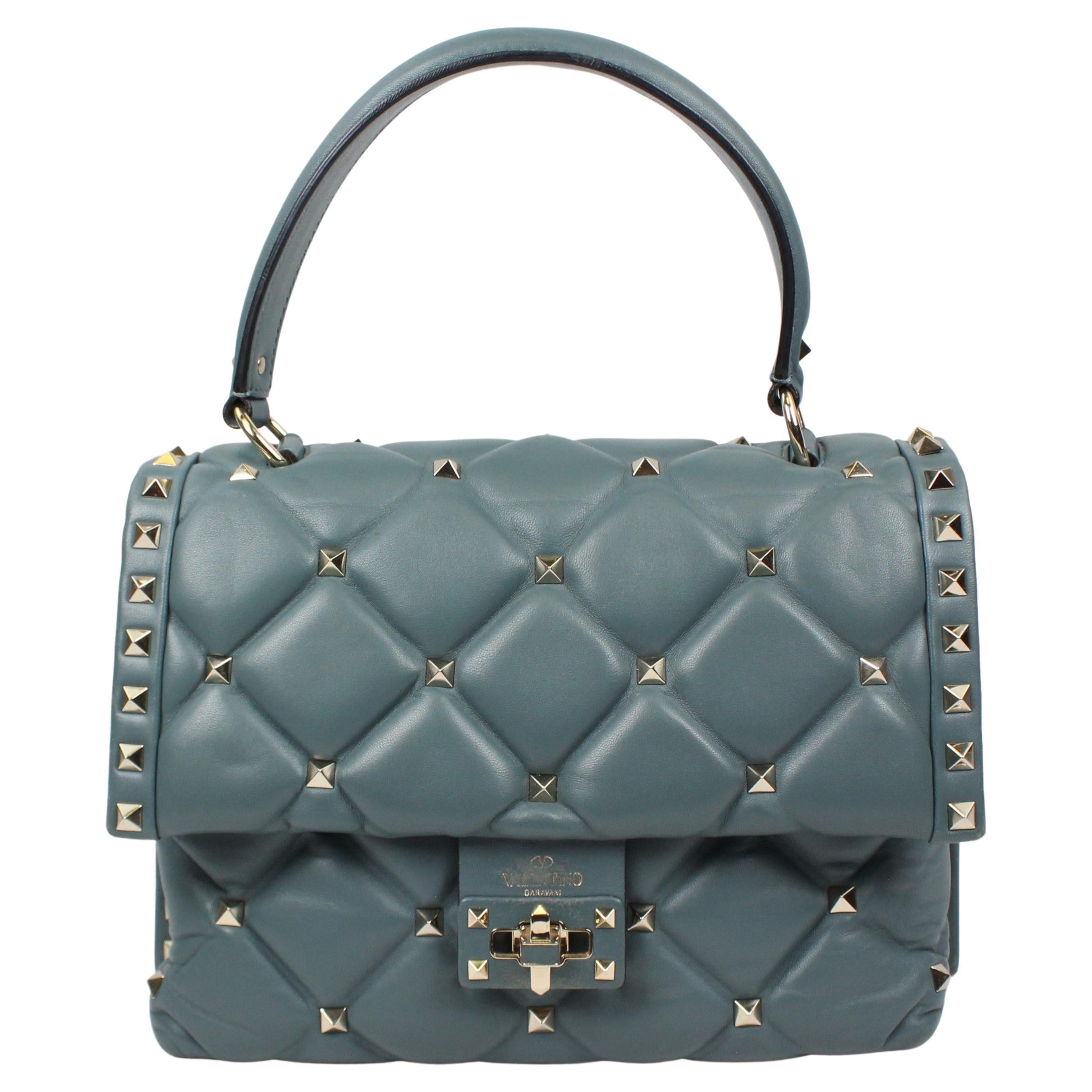 Valentino Garavani CandyStud leather handbag For Sale