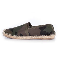 Valentino Garavani, canvas espadrilles in army green