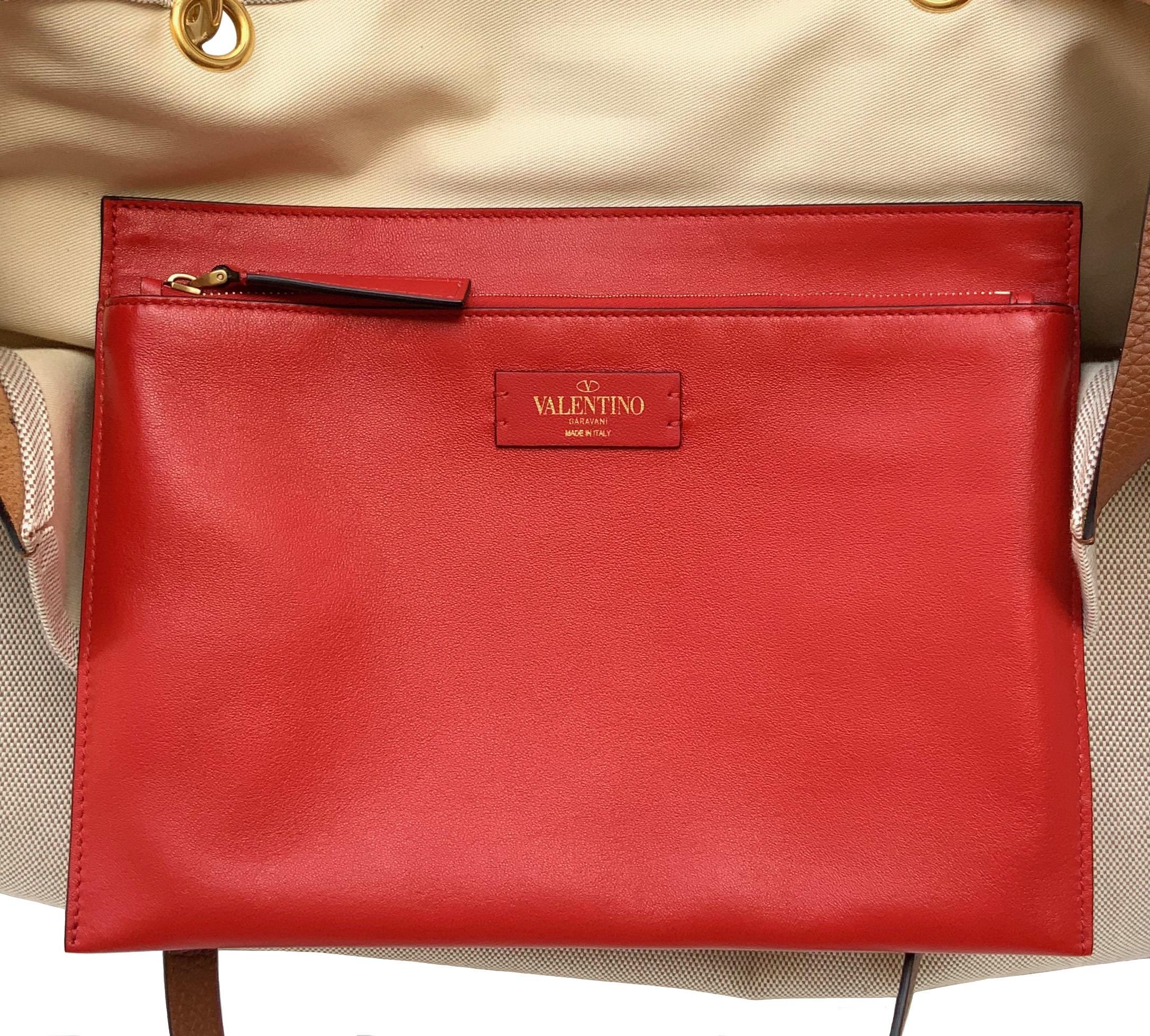 Valentino Garavani City Safari Medium Canvas-Tasche 3
